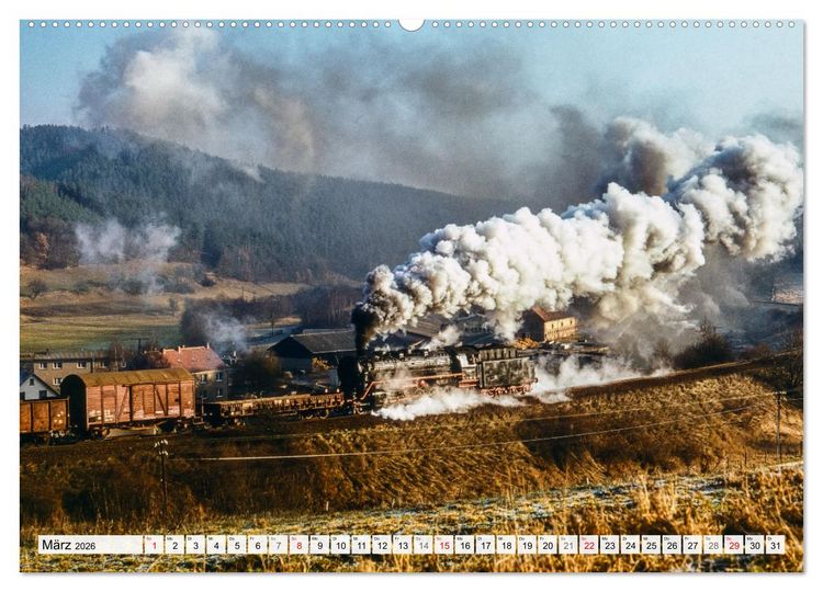 Produktbild: Reichsbahn in Color (Wandkalender 2026 DIN A2 quer), CALVENDO Monatskalender