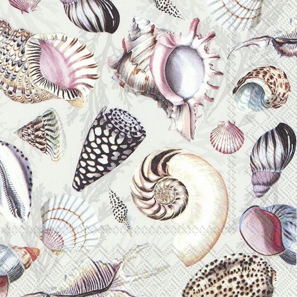 Produktbild: Serviette "Shells of the Sea", 25x25 cm