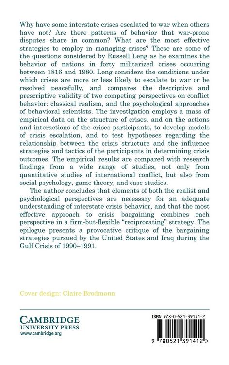 Produktbild: Interstate Crisis Behavior, 1816 1980