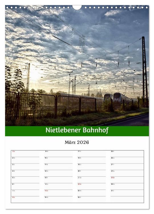 Produktbild: Natursch&ouml;nheiten aus Halle (Saale) (Wandkalender 2026 DIN A3 hoch), CALVENDO Monatskalender