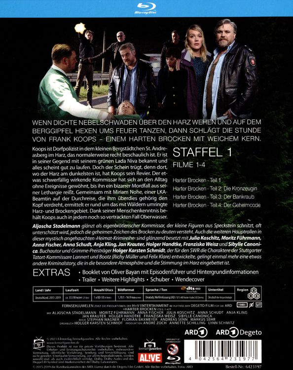 Produktbild: Harter Brocken - Erste Staffel: Filme 1-4 (Fernsehjuwelen)