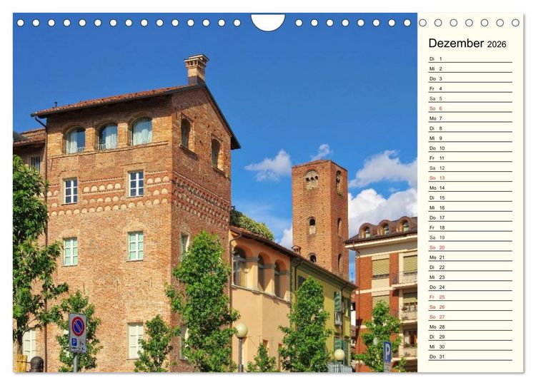 Produktbild: Die Langhe - Im Herzen des Piemonts (Wandkalender 2026 DIN A4 quer), CALVENDO Monatskalender