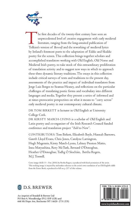 Produktbild: Translating Early Medieval Poetry