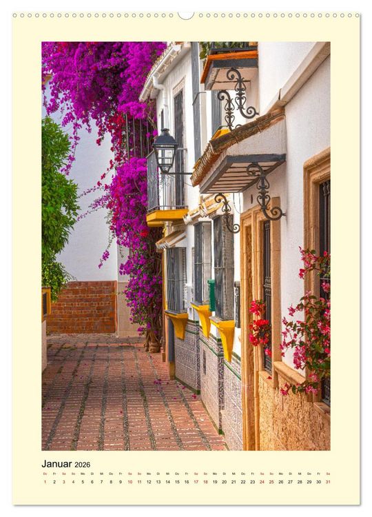 Produktbild: Marbella - Andalusien (Wandkalender 2026 DIN A2 hoch), CALVENDO Monatskalender