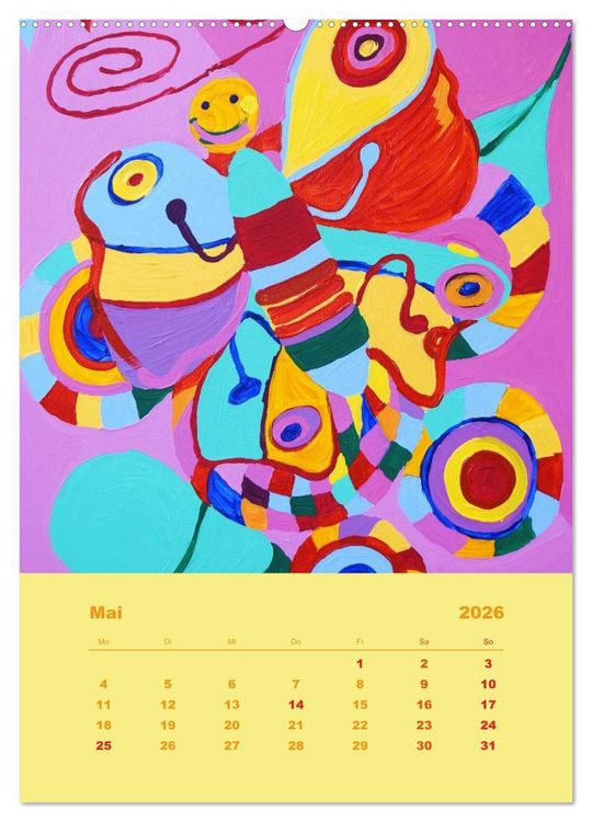 Produktbild: Licht ist bunt - Malerei in Acryl und Aqua &Ouml;l (Wandkalender 2026 DIN A2 hoch), CALVENDO Monatskalender