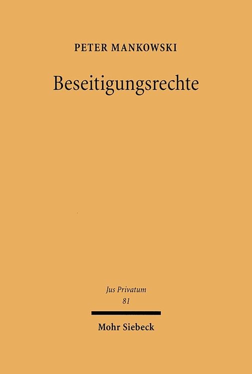 Produktbild: Beseitigungsrechte