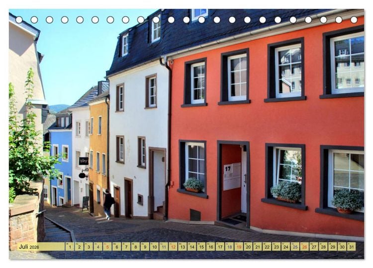 Produktbild: Saarburg - Ein sehenswertes St&auml;dtchen an der Saar (Tischkalender 2026 DIN A5 quer), CALVENDO Monatskalender