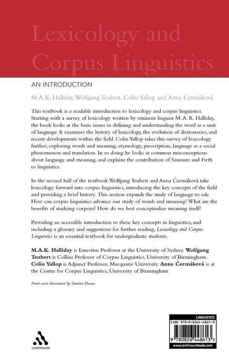 Produktbild: Lexicology and Corpus Linguistics