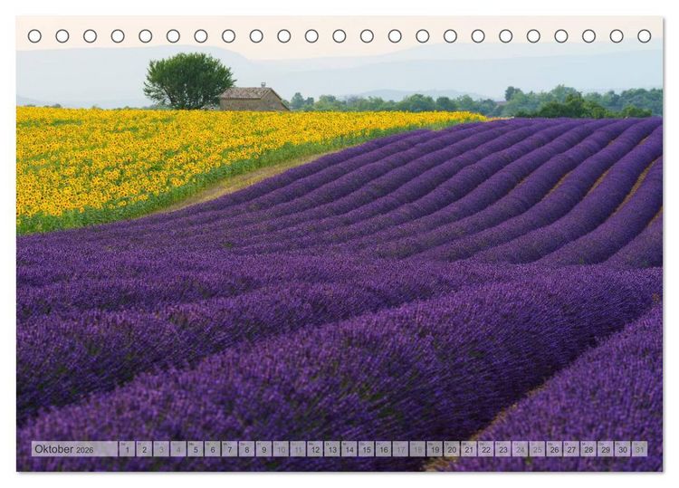 Produktbild: Provence von Christian Heeb (Tischkalender 2026 DIN A5 quer), CALVENDO Monatskalender