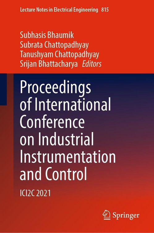 Produktbild: Proceedings of International Conference on Industrial Instrumentation and Control