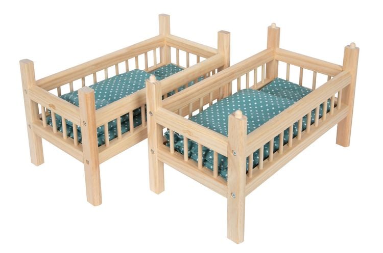 Produktbild: Puppenhochbett natur