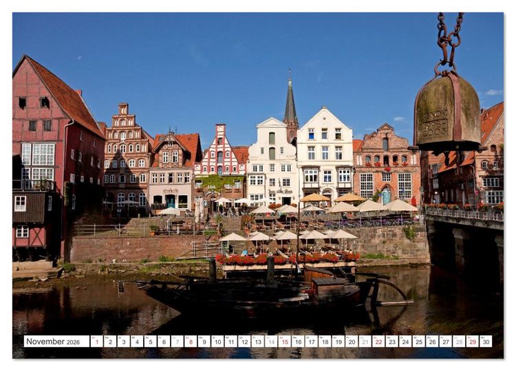 Produktbild: Niedersachsen - Hansestadt L&uuml;neburg (Wandkalender 2026 DIN A3 quer), CALVENDO Monatskalender