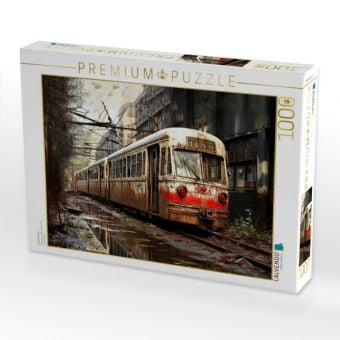 Produktbild: CALVENDO Puzzle Stra&szlig;enbahn | 1000 Teile Lege-Gr&ouml;&szlig;e 64x48cm Foto-Puzzle f&uuml;r gl&uuml;ckliche Stunden