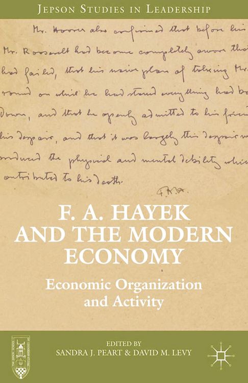 Produktbild: F. A. Hayek and the Modern Economy