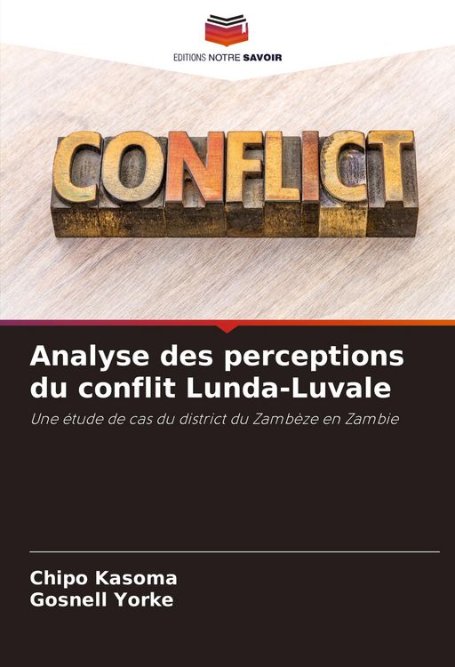 Produktbild: Analyse des perceptions du conflit Lunda-Luvale