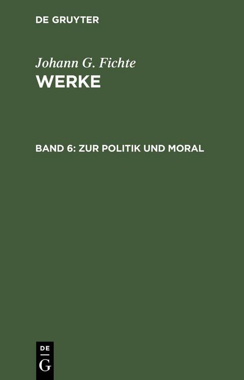 Produktbild: Zur Politik und Moral