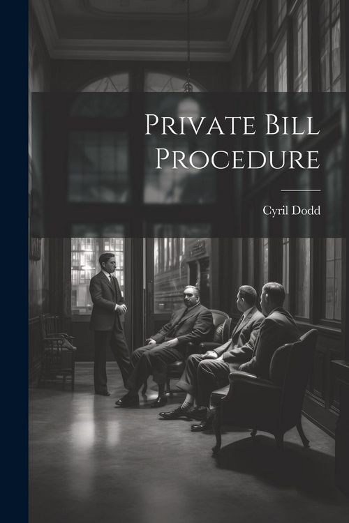 Produktbild: Private Bill Procedure