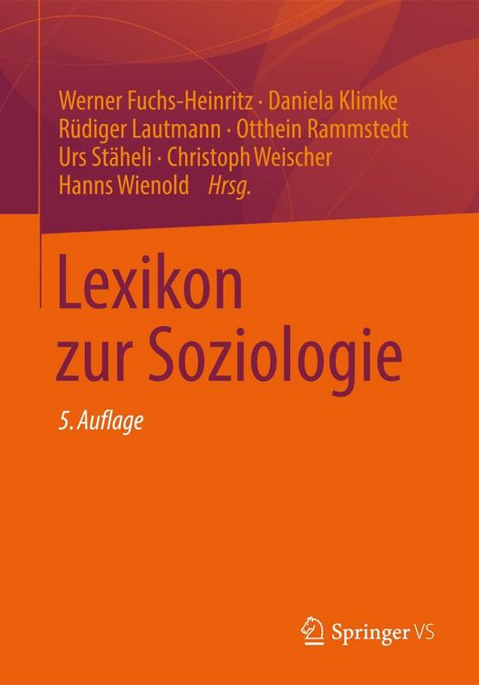 Produktbild: Lexikon zur Soziologie