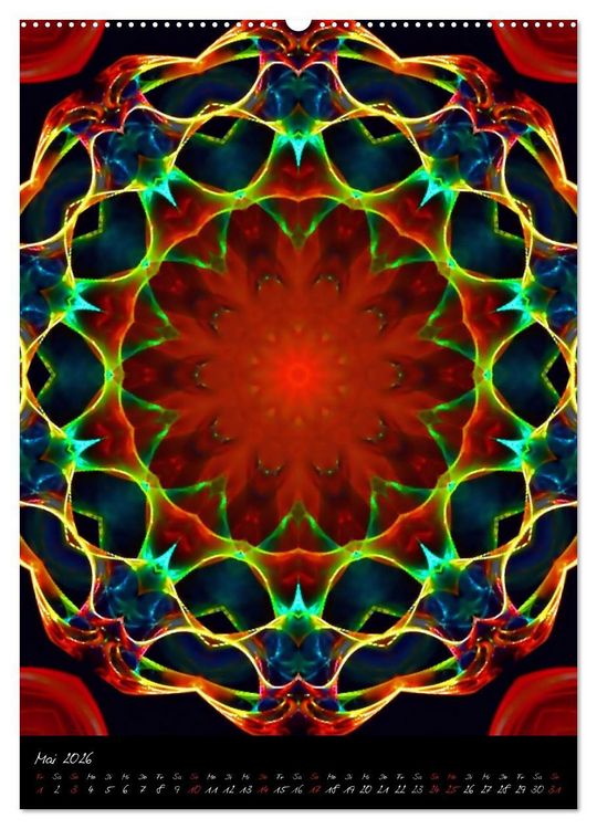 Produktbild: Mandala - Esoterik & Meditation (hochwertiger Premium Wandkalender 2026 DIN A2 hoch), Kunstdruck in Hochglanz