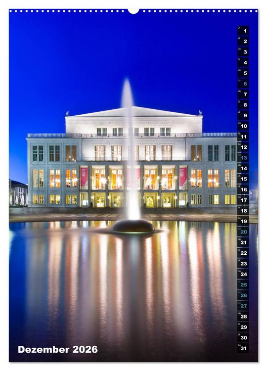 Produktbild: Mein Leipzig (Wandkalender 2026 DIN A2 hoch), CALVENDO Monatskalender