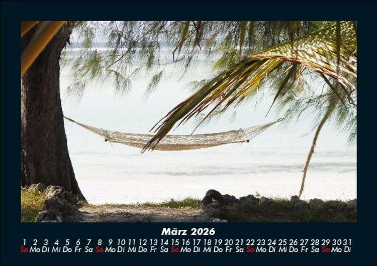Produktbild: Urlaubsgef&uuml;hle 2026 Fotokalender DIN A5