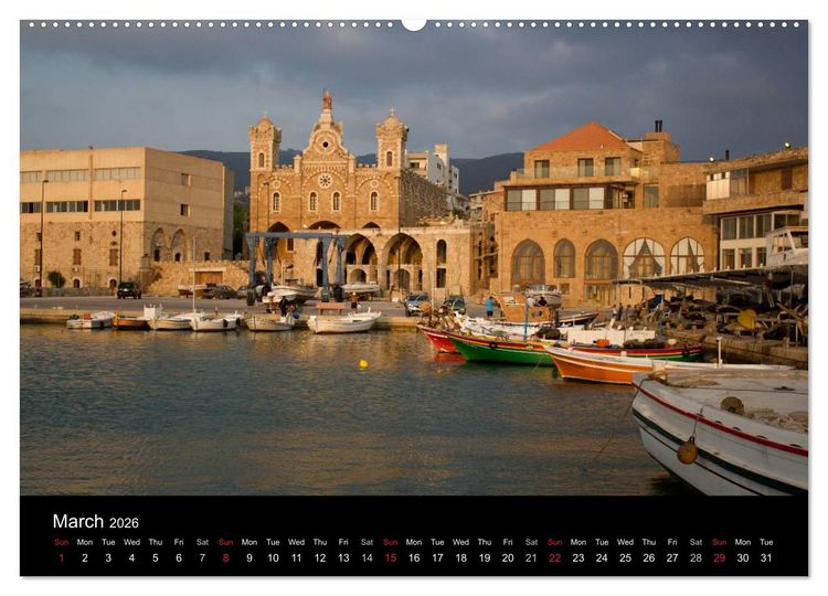 Produktbild: Monuments of Lebanon 2026 (High Quality Premium Wall Calendar 2026 DIN A2 landscape),CALVENDO 12 Month Wall Calendar