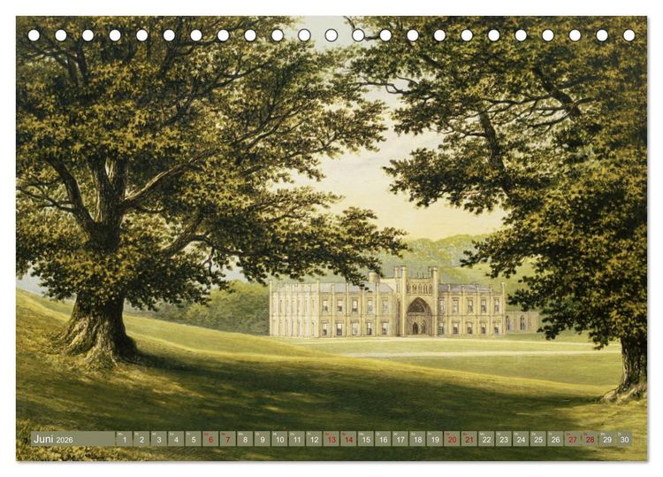 Produktbild: Viktorianische Landsitze (Tischkalender 2026 DIN A5 quer), CALVENDO Monatskalender