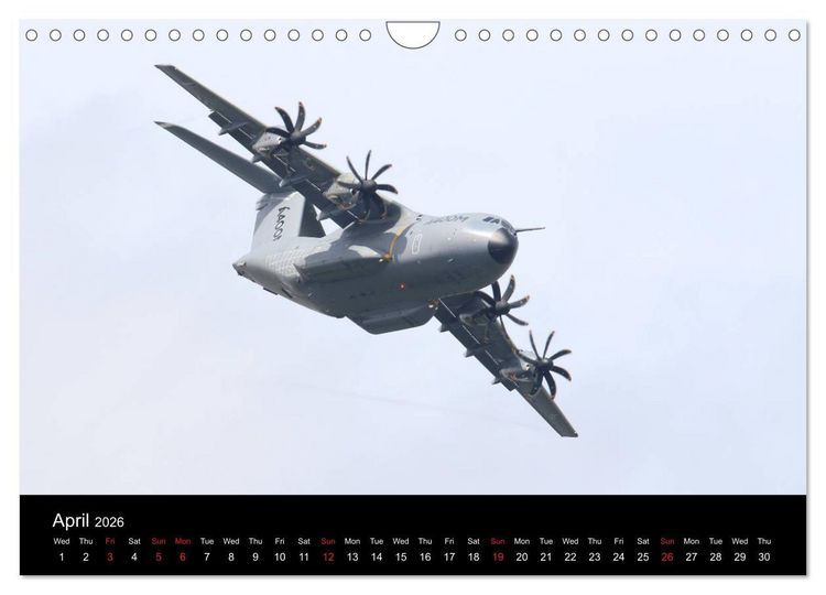 Produktbild: Airbus A400M Atlas (Wall Calendar 2026 DIN A4 landscape), CALVENDO 12 Month Wall Calendar