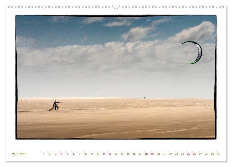 Produktbild: Amrum, inspirierende Landschaft (hochwertiger Premium Wandkalender 2026 DIN A2 quer), Kunstdruck in Hochglanz