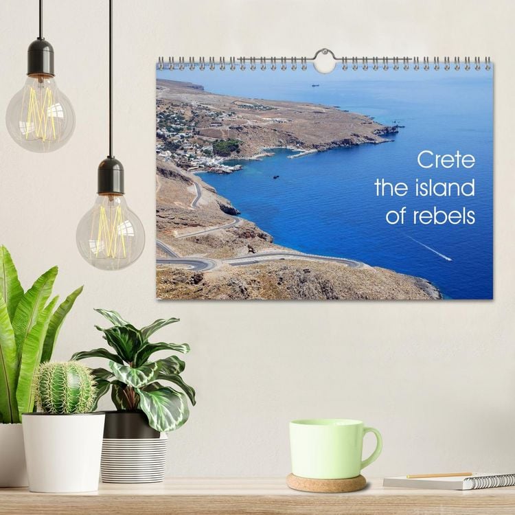 Produktbild: Crete the island of rebels (Wall Calendar 2026 DIN A4 landscape), CALVENDO 12 Month Wall Calendar