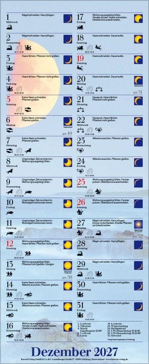 Produktbild: Mond-Planer 2027