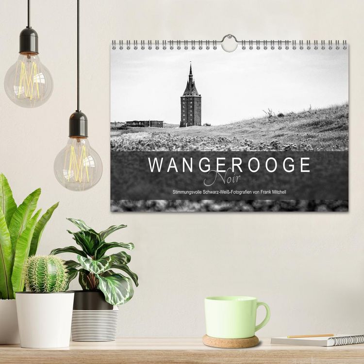 Produktbild: Wangerooge Noir (Wandkalender 2026 DIN A4 quer), CALVENDO Monatskalender