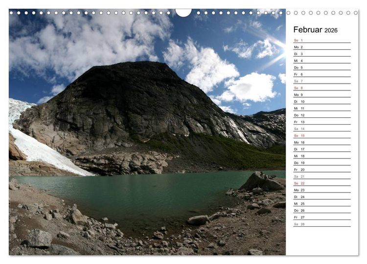 Produktbild: Norwegen und seine Sch&ouml;nheiten 2026 (Wandkalender 2026 DIN A3 quer), CALVENDO Monatskalender
