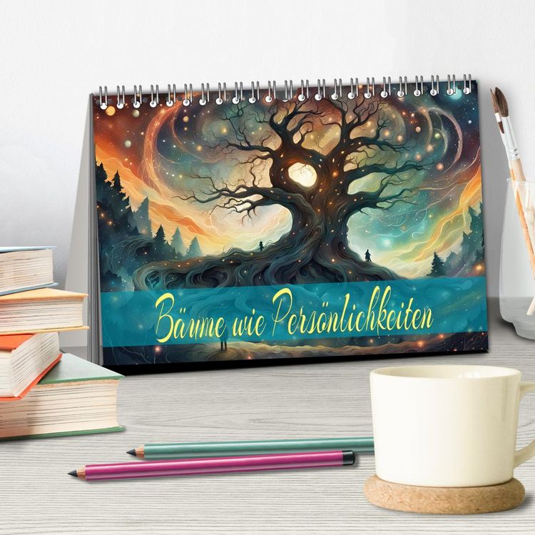 Produktbild: B&auml;ume wie Pers&ouml;nlichkeiten (Tischkalender 2026 DIN A5 quer), CALVENDO Monatskalender