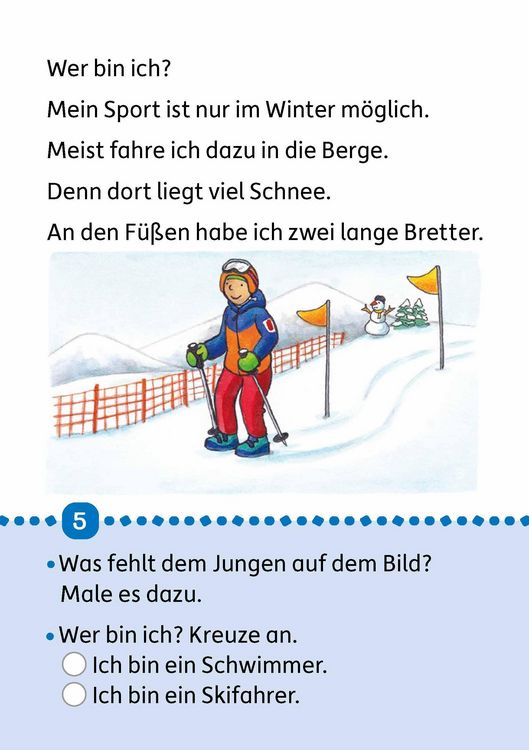 Produktbild: Lesen lernen 1. Klasse f&uuml;r Jungen und M&auml;dchen - Sportlich, sportlich!