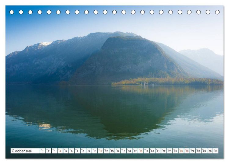 Produktbild: Hallstatt - Impressionen im Fr&uuml;hling (Tischkalender 2026 DIN A5 quer), CALVENDO Monatskalender