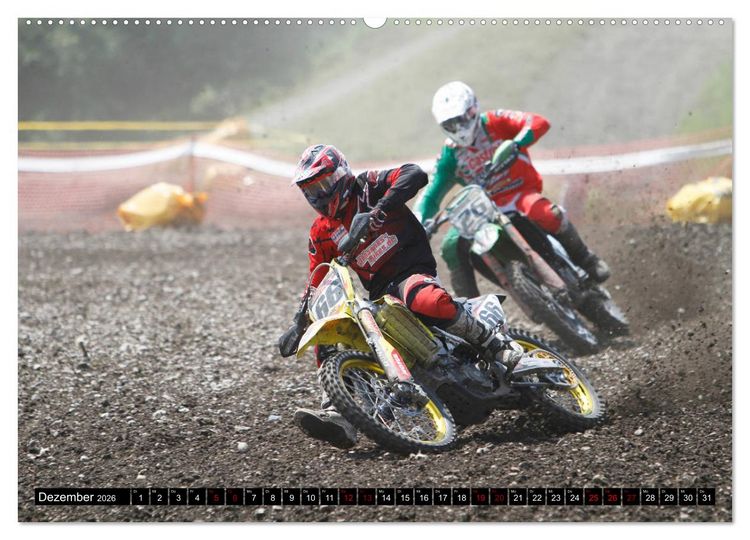 Produktbild: Moto Cross (hochwertiger Premium Wandkalender 2026 DIN A2 quer), Kunstdruck in Hochglanz