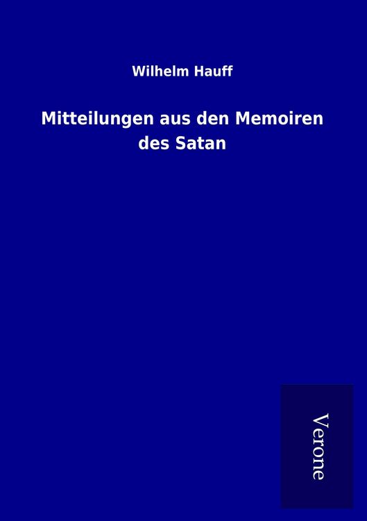 Produktbild: Mitteilungen aus den Memoiren des Satan