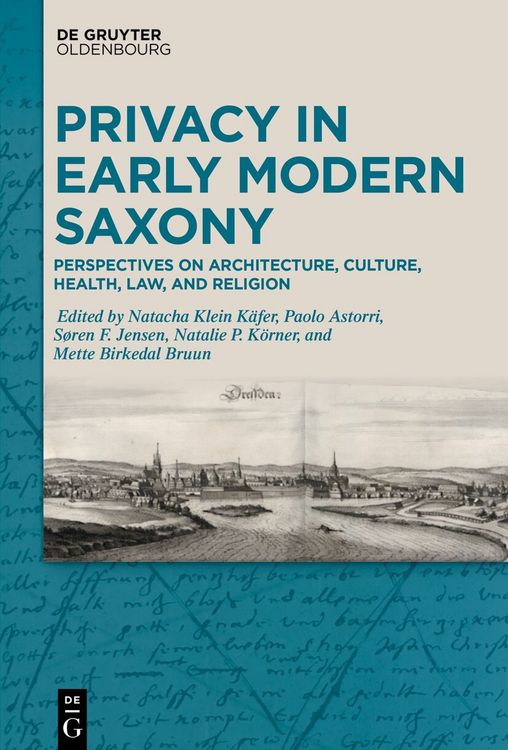 Produktbild: Privacy in Early Modern Saxony