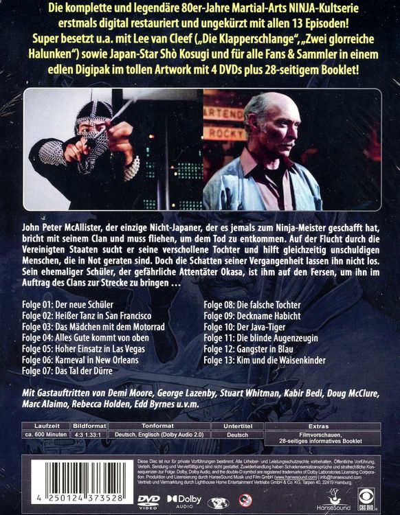 Produktbild: Der Ninja-Meister - Die komplette Serie [4 DVDs[
