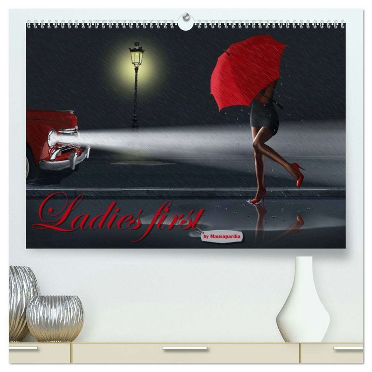 Produktbild: Ladies first by Mausopardia (hochwertiger Premium Wandkalender 2026 DIN A2 quer), Kunstdruck in Hochglanz