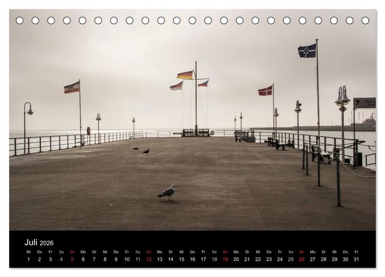 Produktbild: Helgoland - idyllische Nordseeinsel (Tischkalender 2026 DIN A5 quer), CALVENDO Monatskalender