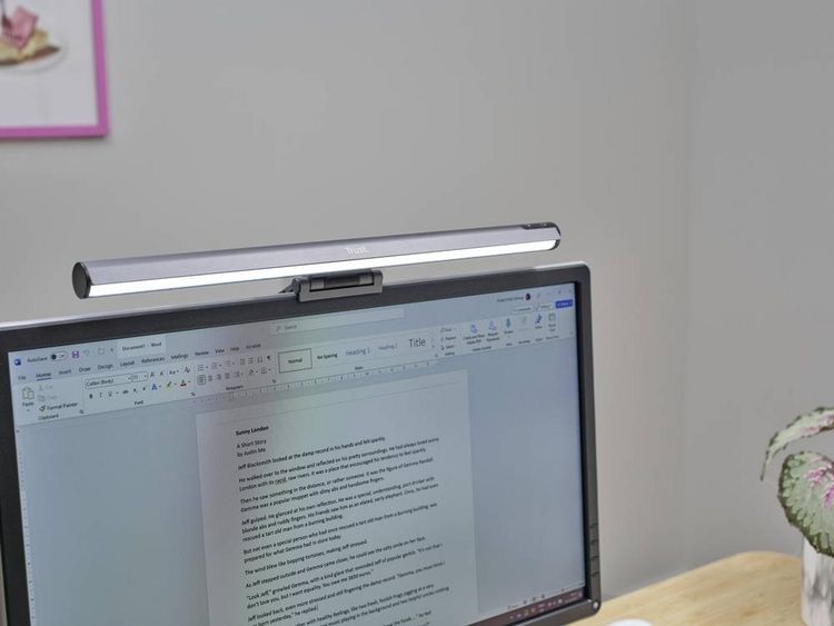 Produktbild: Trust LED-Lichtleiste MONITOR LIGHT BAR Monitor-Lichtleiste - Schwarz