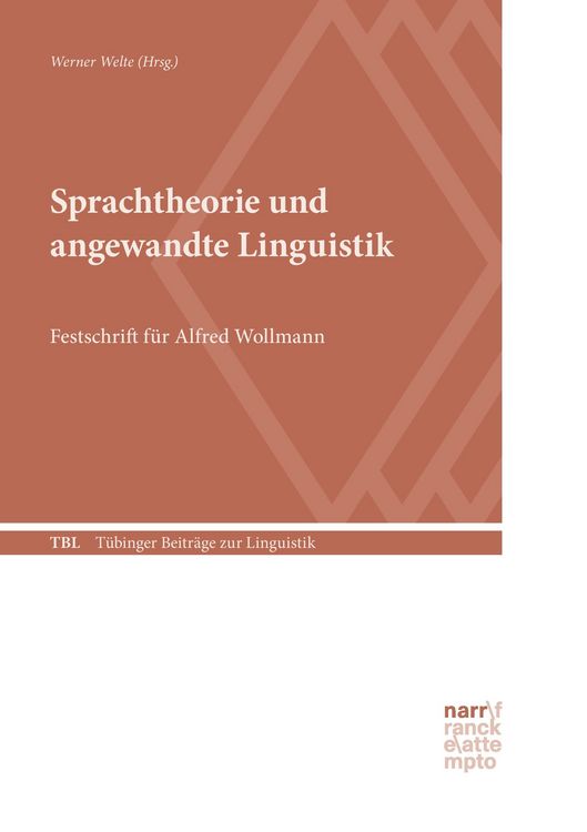 Produktbild: Sprachtheorie und angewandte Linguistik