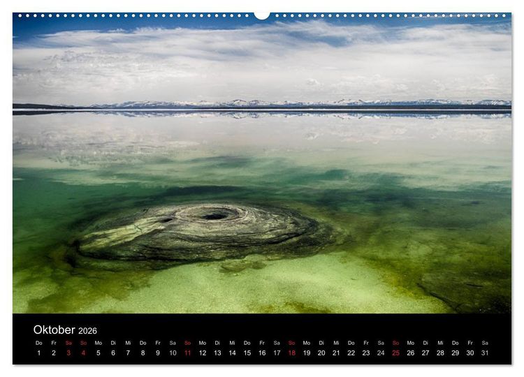 Produktbild: Traumziele in den USA. Der Yellowstone National Park (hochwertiger Premium Wandkalender 2026 DIN A2 quer), Kunstdruck in Hochglanz