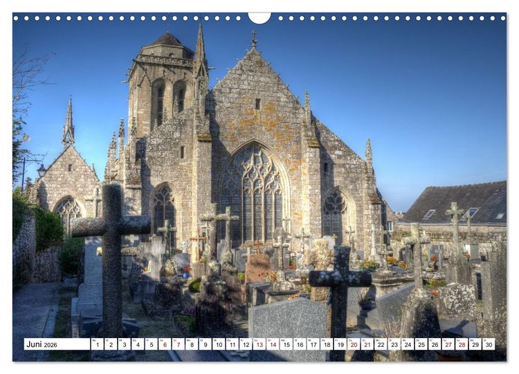 Produktbild: Locronan, ein Highlight in der Bretagne (Wandkalender 2026 DIN A3 quer), CALVENDO Monatskalender