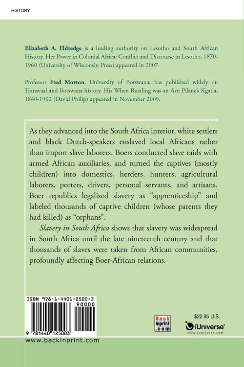 Produktbild: Slavery in South Africa