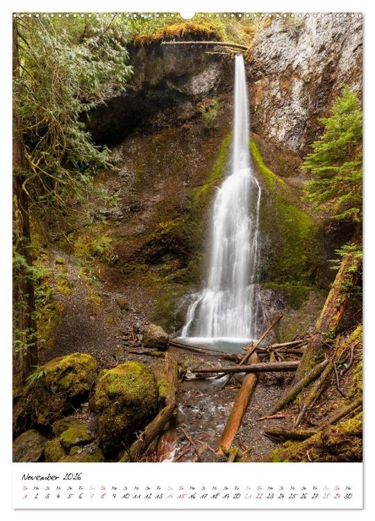 Produktbild: Faszination Wasserfall (hochwertiger Premium Wandkalender 2026 DIN A2 hoch), Kunstdruck in Hochglanz