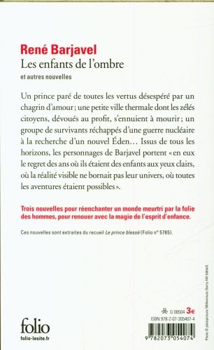 Produktbild: Les enfants de l'ombre : et autres nouvelles