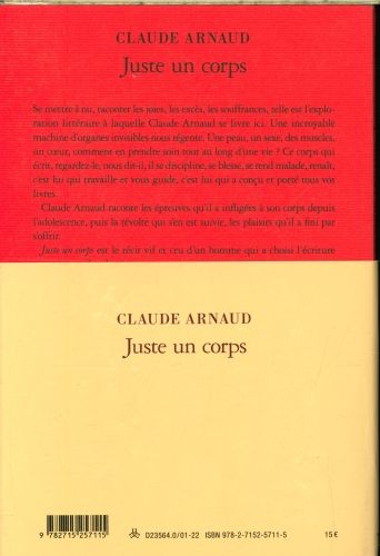 Produktbild: Juste un corps